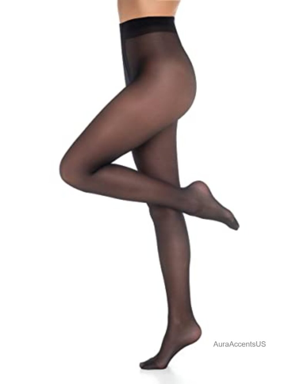 40 Denier Sheer Pantyhose Tights for Women Matte Finish